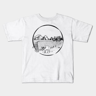 Laos mountains Kids T-Shirt